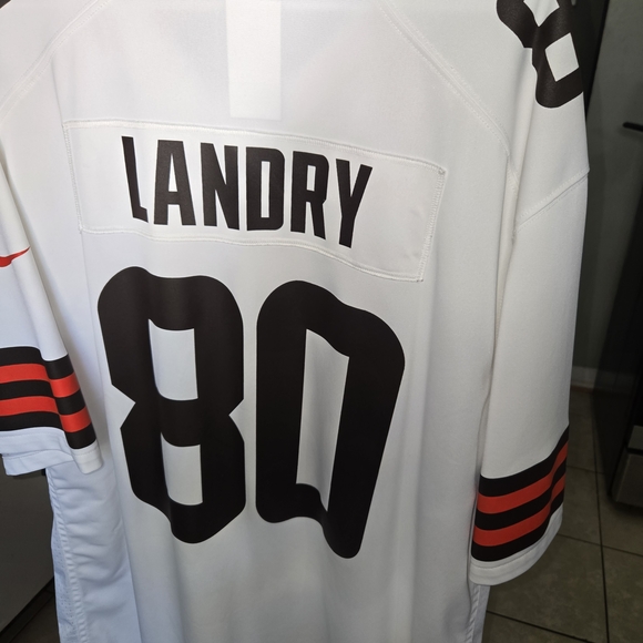 NFL Nike XXXL Men's Jarvis Landry White Cleveland Browns Jersey - Picture 4 of 8